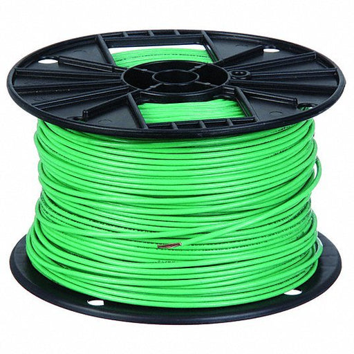 Southwire 22968201 Building Wire, THHN, 12 AWG, 500 ft, Green, Nylon Jacket, PVC Insulation - KVM Tools Inc.KV2W406