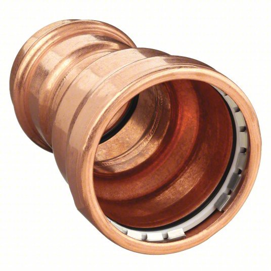 Viega 20725 XL Reducer Copper, Press-Fit x Press-Fit, 4 in x 2 1/2 in Copper Tube Size - KVM Tools Inc.KV31EJ67