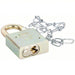 Ability One 5340-01-588-1010 5/16 in Shackle Dia, 1 in x 2 in x 3/4 in, 5 Pins Keyed Padlock Silver - KVM Tools Inc.KV31UF63