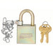 Ability One 5340-01-588-1010 5/16 in Shackle Dia, 1 in x 2 in x 3/4 in, 5 Pins Keyed Padlock Silver - KVM Tools Inc.KV31UF63