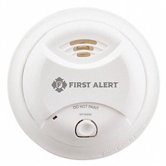 First Alert SA350B Smoke Alarm, Ionization Sensor, 85 dB @ 10 ft Audible Alert, 9V - KVM Tools Inc.KV36WA04