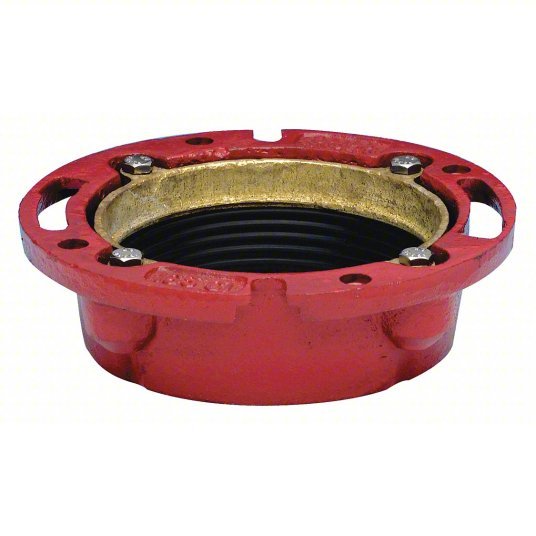 Oatey 42255 Toilet Flange, Red, Cast Iron, 4" - KVM Tools Inc.KV39AP07