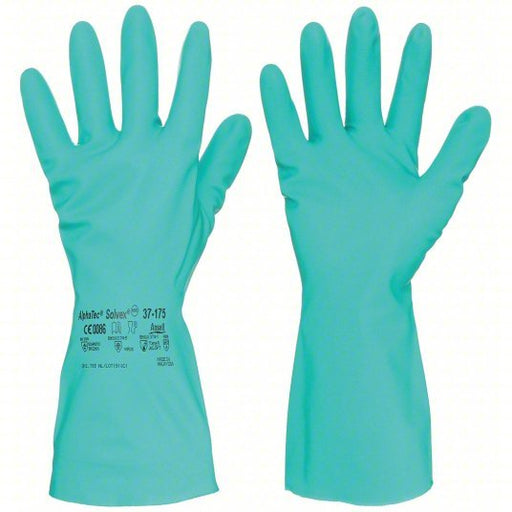 Ansell 37-175 Chemical Resistant Glove, 15 mil, Sz 10, PR - KVM Tools Inc.KV4T425