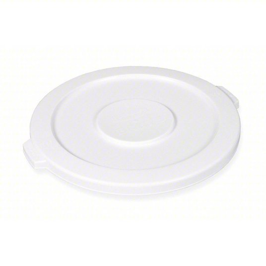 Rubbermaid FG264560WHT Trash Can Top BRUTE(R), Round, Flat, For 44 gal Cntnr Cap, Plastic - KVM Tools Inc.KV3U627