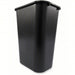 Rubbermaid FG295700BLA Wastebasket Rectangular, Black, 10 gal Capacity, 15 1/4 in Wd/Dia - KVM Tools Inc.KV3U635