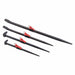 Proto J2100-TT Pry Bar Set, 12in. to 24in. L, 4-Piece - KVM Tools Inc.KV40JD19