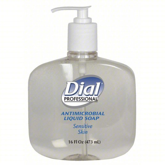 Dial 80784 16 oz. Liquid Hand Soap Pump Bottle, PK 12 - KVM Tools Inc.KV41D361