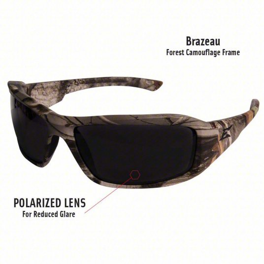 Edge TXB216CF Safety Glasses Polarized /Anti-Scratch, No Foam Lining, Traditional Frame, Full-Frame - KVM Tools Inc.KV460X41