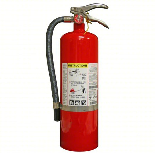 Kidde PROPLUS10 Fire Extinguisher, Class ABC, UL Rating 4A:80B:C, Rechargeable, 10 lb capacity, 20 ft Range - KVM Tools Inc.KV4XP89