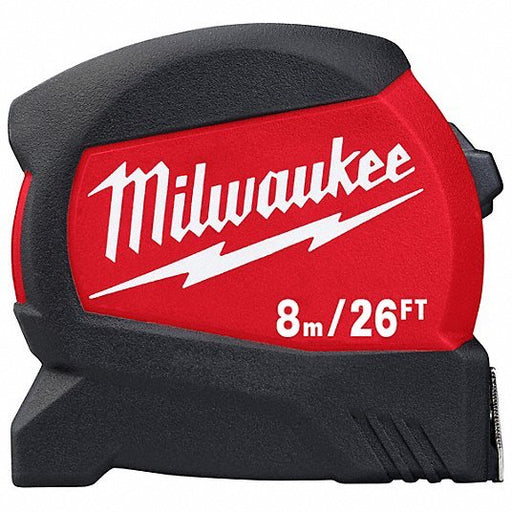 Milwaukee 48-22-0426 8M/26FT COMPACT WIDE BLADE TAPE MEASURE - KVM Tools Inc.KV55ED57