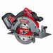 Milwaukee 2732-21HD Circular Saw 7 1/4 in Blade Dia., Right, 2 1/2 in Max. Cutting Dp @ 0 Deg., 0° to 50° Right, 18V DC