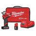 Milwaukee 2555-22 Impact Wrench 1/2 in Square Drive Size, 250 ft-lb Fastening Torque, 250 ft-lb Breakaway Torque