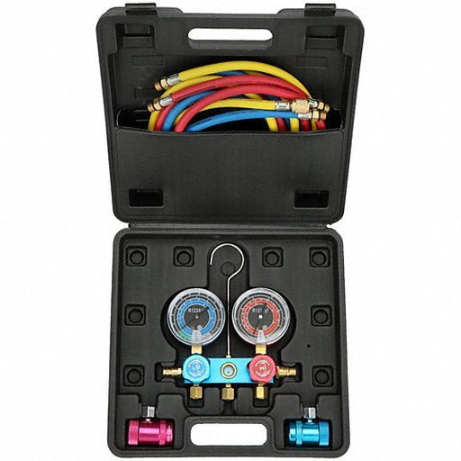 Supercool 37520-PC Mechanical Manifold Gauge Set, Type Auto - KVM Tools Inc.KV49YZ86