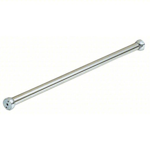 KVM Tools KV4EEW2 Shower Rod, Stainless Steel, 36 in Lg, Chrome Plated, 30 lb Wt Capacity - KVM Tools Inc.KV4EEW2