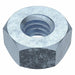 KVM Tools U01300.025.0001 Hex Nut, 1/4"-20, Steel, Grade 5, Zinc Plated, 7/32 in Ht, 100 PK - KVM Tools Inc.KV4FCA9