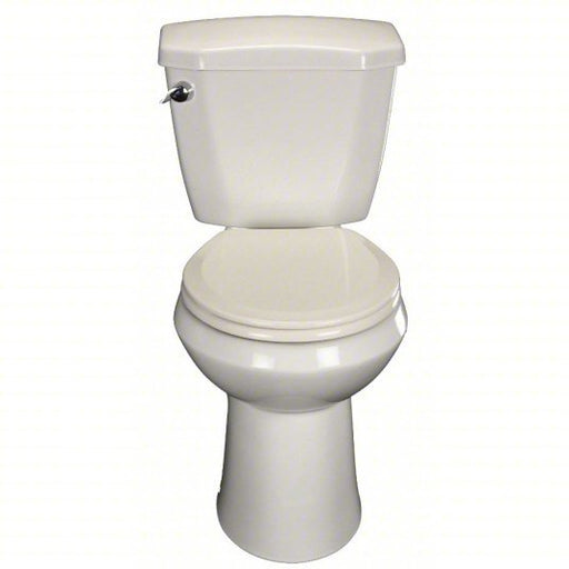 Centoco GR700-001 Toilet Seat White, Plastic, External Check Hinge, 1 3/4 in Seat Ht, 16 1/4 in Bolt to Seat Front - KVM Tools Inc.KV4FTJ9