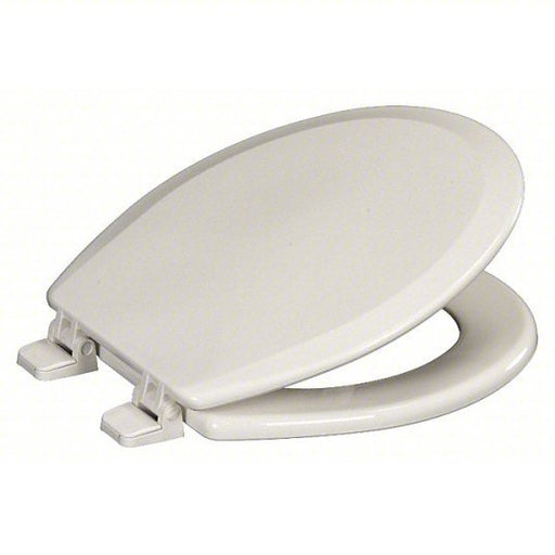 Centoco GR700-001 Toilet Seat White, Plastic, External Check Hinge, 1 3/4 in Seat Ht, 16 1/4 in Bolt to Seat Front - KVM Tools Inc.KV4FTJ9