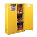 Justrite 896080 Sure-Grip EX Flammable Safety Cabinet, 60 Gal., Yellow - KVM Tools Inc.KV1YNE8