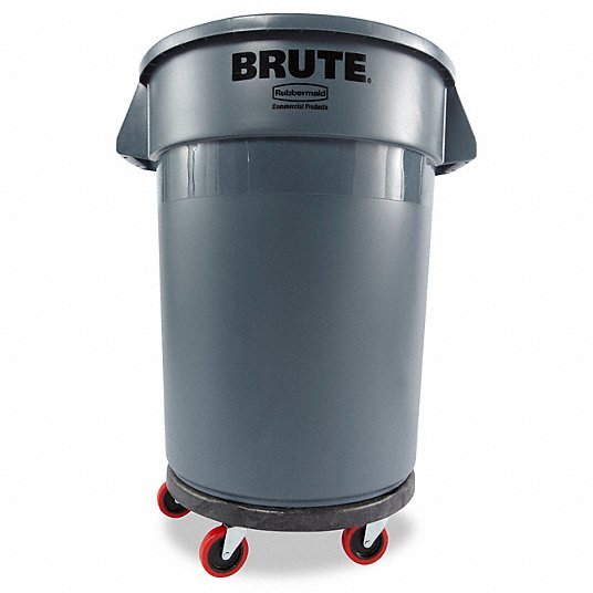 Rubbermaid FG264043BLA Container Dolly BRUTE(R) Series, For 20 to 55 gal Container Capacity - KVM Tools Inc.KV4NY79