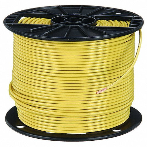 Southwire 22969001 Building Wire, THHN, 12 AWG, 500 ft, Yellow, Nylon Jacket, PVC Insulation - KVM Tools Inc.KV4W013