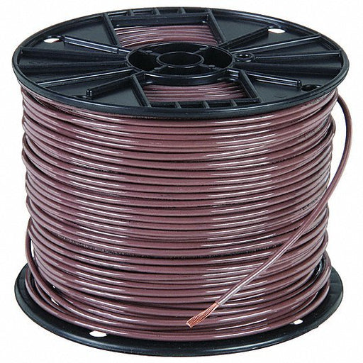 Southwire 22971601 Building Wire, THHN, 12 AWG, 500 ft, Brown, Nylon Jacket, PVC Insulation - KVM Tools Inc.KV5C985