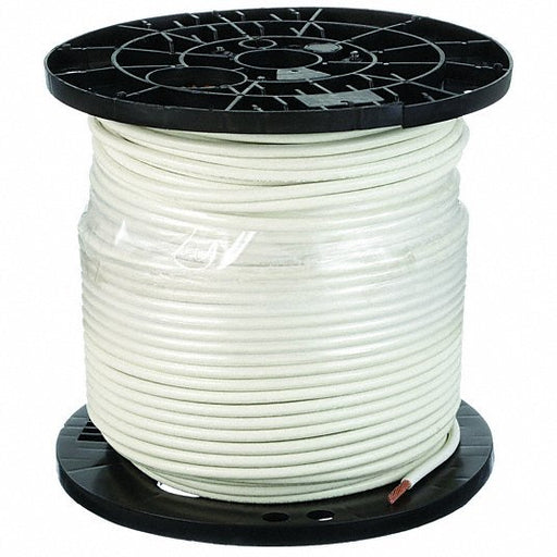 Southwire 20494101 Building Wire, THHN, 6 AWG, 500 ft, White, Nylon Jacket, PVC Insulation - KVM Tools Inc.KV4WZL8