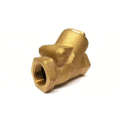 Milwaukee 509Y 3/4" Check Valve Single Flow, Y Swing, Bronze, 3/4 in Pipe/Tube Size, Bronze - KVM Tools Inc.KV13N441