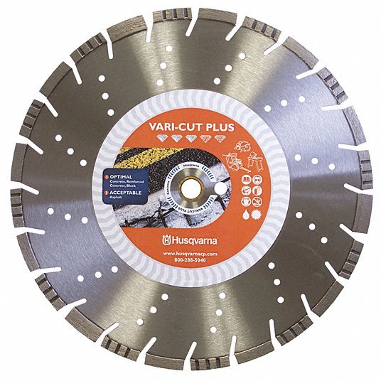 Husqvarna Vari-Cut S65 14 Diamond Saw Blade, Demolition, 14" dia. - KVM Tools Inc.KV53DT81