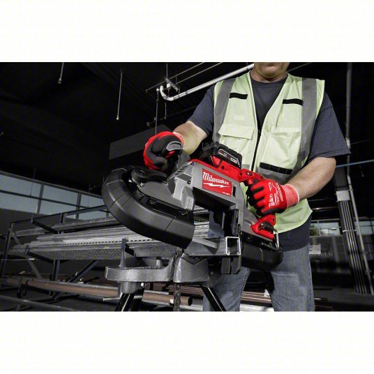 Milwaukee 2729S-20 Portable Band Saw, 18V DC, 44 7/8 in Blade Length - KVM Tools Inc.KV55ZK41