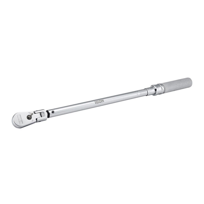 Icon TW12-F250 1/2 in. Drive 50-250 ft. lb. Professional Flex Head Click Torque Wrench - KVM Tools Inc.KVHF56470