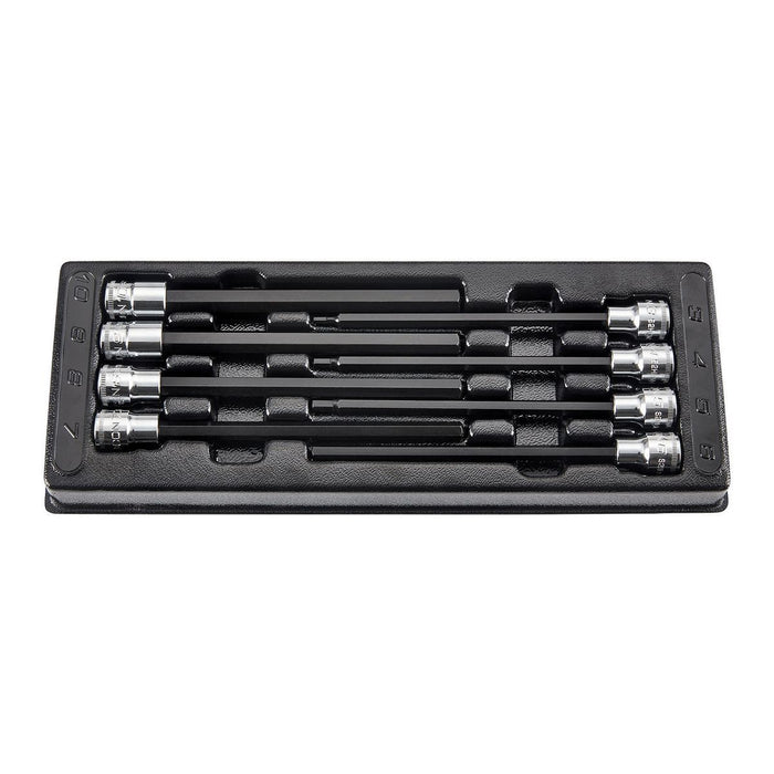 Icon 56583/S2HLM-8 3/8 in. Drive Metric Professional Long Hex Bit Socket Set, 8 Piece - KVM Tools Inc.KVHF56583