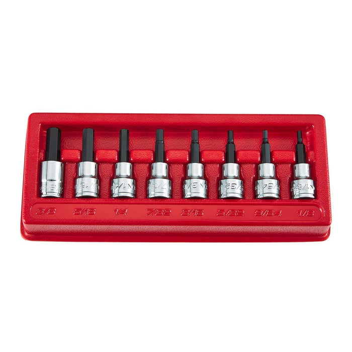 Icon 56588/S2HS-8 3/8 in. Drive SAE Professional Hex Bit Socket Set, 8 Piece - KVM Tools Inc.KVHF56588