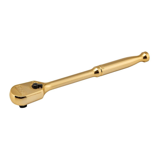 Icon 56907 3/8 in. Drive Professional Special Edition Gold Plated Ratchet - KVM Tools Inc.KVHF56907