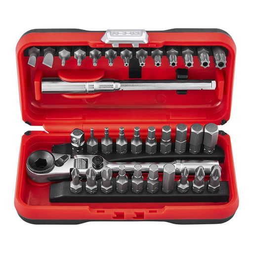 Icon 58074/RXFT-35 Locking Flex Head Ratchet and Bit Set, 35-Piece - KVM Tools Inc.KVHF58074