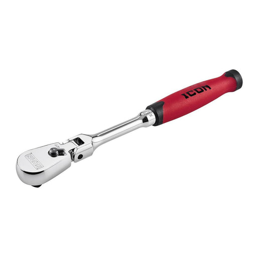 Icon 58592/R2FG 3/8 in. Drive Professional Flex Head Ratchet with Comfort Grip - KVM Tools Inc.KVHF58592