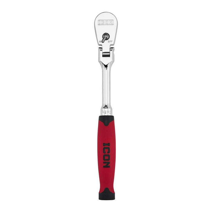 Icon 58592/R2FG 3/8 in. Drive Professional Flex Head Ratchet with Comfort Grip - KVM Tools Inc.KVHF58592