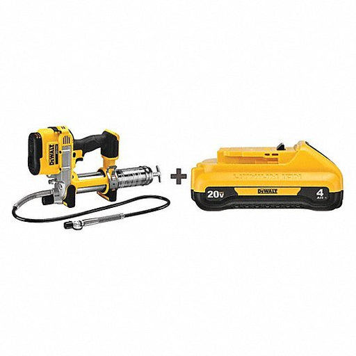 Dewalt DCGG571B/DCB240 Cordless Grease Gun 20V, Li-Ion, Pistol Grip Grease Gun Handle, Flex Hose - KVM Tools Inc.KV58JL67