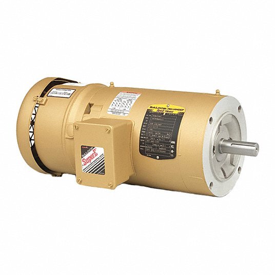 Baldor VEBM3546 Brake Unit Motor, 1 HP, 1760 rpm, 3-Phase - KVM Tools Inc.KV59VY31