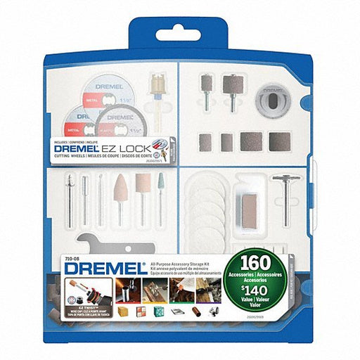 Dremel 710-08 All Purpose Dremel Accessory Set, 160 Pc - KVM Tools Inc.KV5EEV1