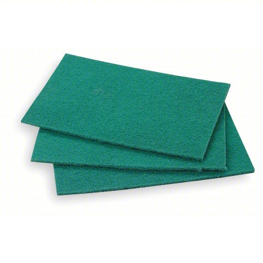 Ability One 7920-00-753-5242 Scouring Pad 9 1/2 in L Green PK10 - KVM Tools Inc.KV5LG75