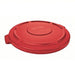 Rubbermaid FG264560RED Trash Can Top BRUTE(R), Round, Flat, For 44 gal Cntnr Cap, Plastic - KVM Tools Inc.KV5M769