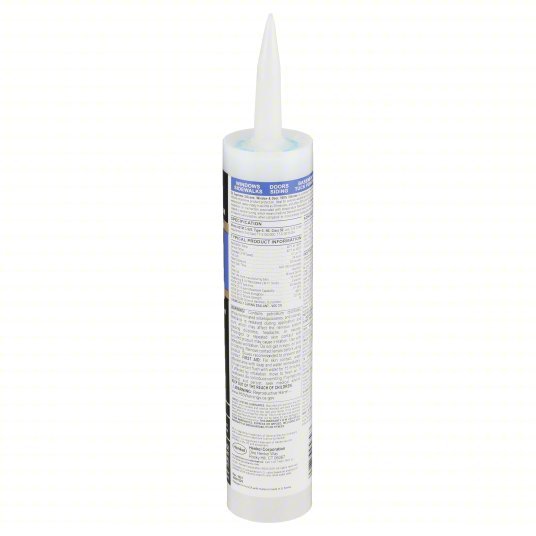 GE 2814816 Supreme Silicone, Clear, 10 oz, Cartridge, 301% to 500% Elongation Range - KVM Tools Inc.KV5PWD2