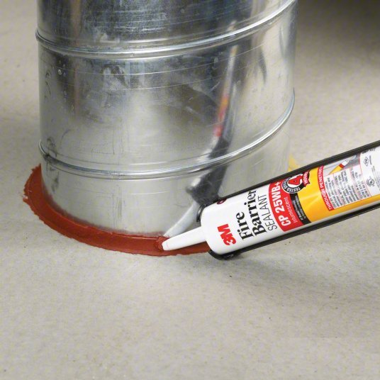 3M CP-25WB+10.1OZ Fire Barrier Sealant, CP 25WB+, Intumescent, 10.1 oz, Red - KVM Tools Inc.KV5Z337