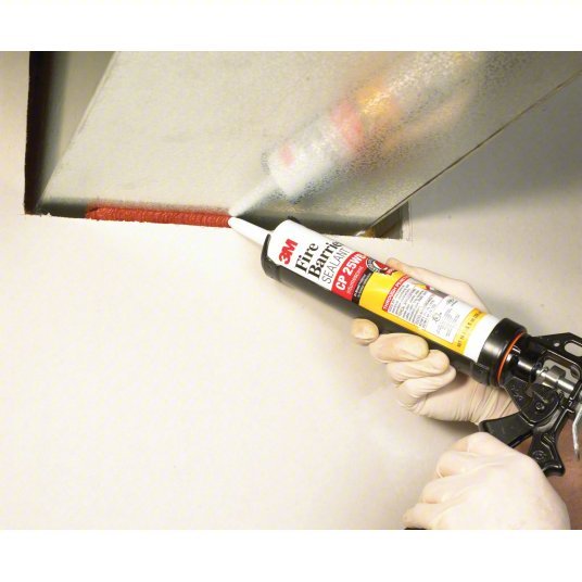 3M CP-25WB+10.1OZ Fire Barrier Sealant, CP 25WB+, Intumescent, 10.1 oz, Red - KVM Tools Inc.KV5Z337