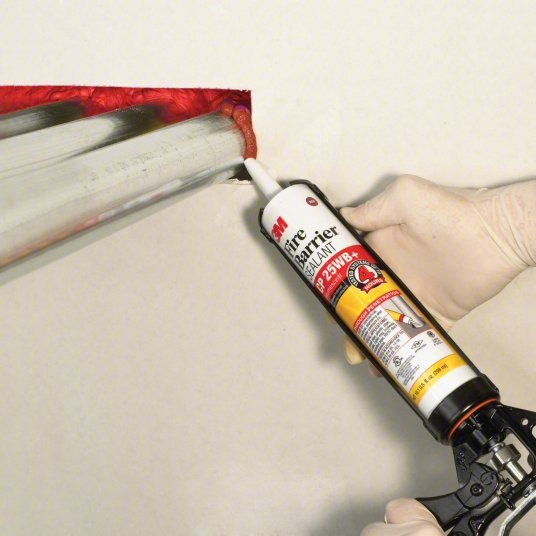 3M CP-25WB+10.1OZ Fire Barrier Sealant, CP 25WB+, Intumescent, 10.1 oz, Red - KVM Tools Inc.KV5Z337