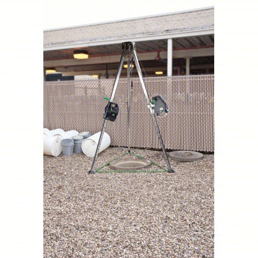 MSA 10163033 Confined Space Kit 5 ft to 8 ft Ht, 3 1/8 ft to 4 7/8 ft Base, 400 lb Wt Capacity, Includes SRL - KVM Tools Inc.KV60UJ29