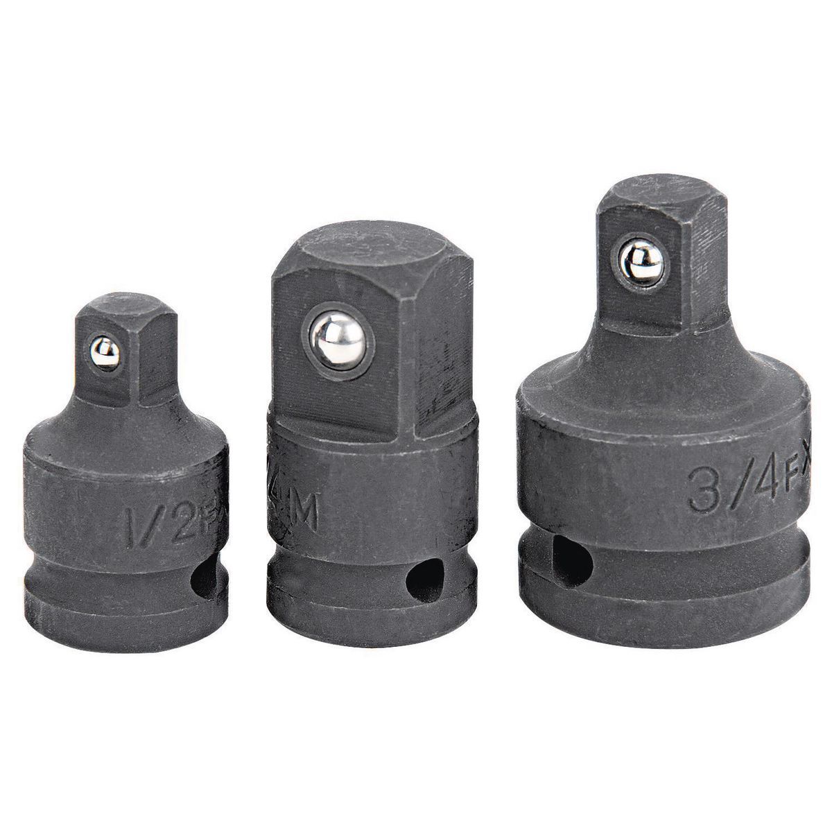 Pittsburgh 61991 Impact Socket Adapter Set, 3 Piece — KVM Tools Inc.