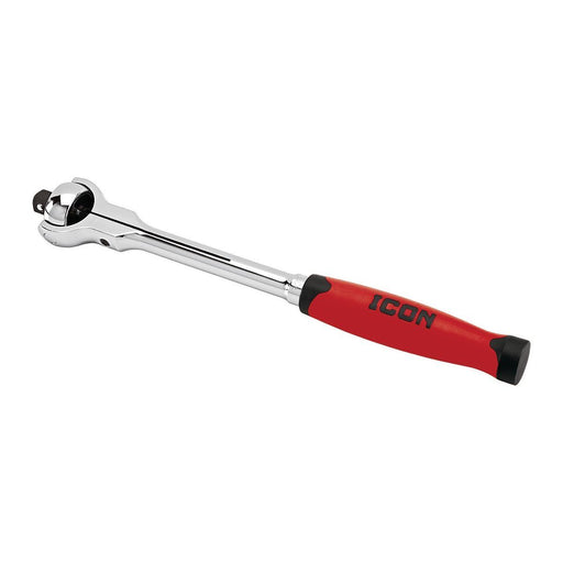 Icon 64703 1/2 in. Drive Professional Swivel Head Ratchet with Comfort Grip - KVM Tools Inc.KVHF64703