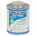 Weld-On 13975 PVC Gray Heavy Bodied Pint - KVM Tools Inc.KV6KWU2