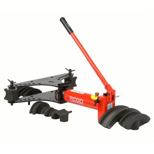 Ridgid HB382 Hydraulic Pipe Bender, Manual, 7 Shoes, 3/8 to 2 in Size Range 1-25/32 to 7-7/8 in Bend Radius - KVM Tools Inc.KV6PFE8